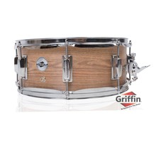 Oak Wood Snare Drum by GRIFFIN - PVC on Poplar Wood Shell 14&quot; x 5.5&quot; - Percussio - £37.88 GBP