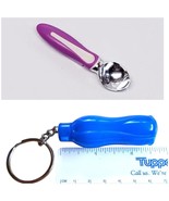 Tupperware Smidget Magnetic Mini Pink Ice Cream Scoop &amp; Blue Eco WaterBo... - $14.77 CAD