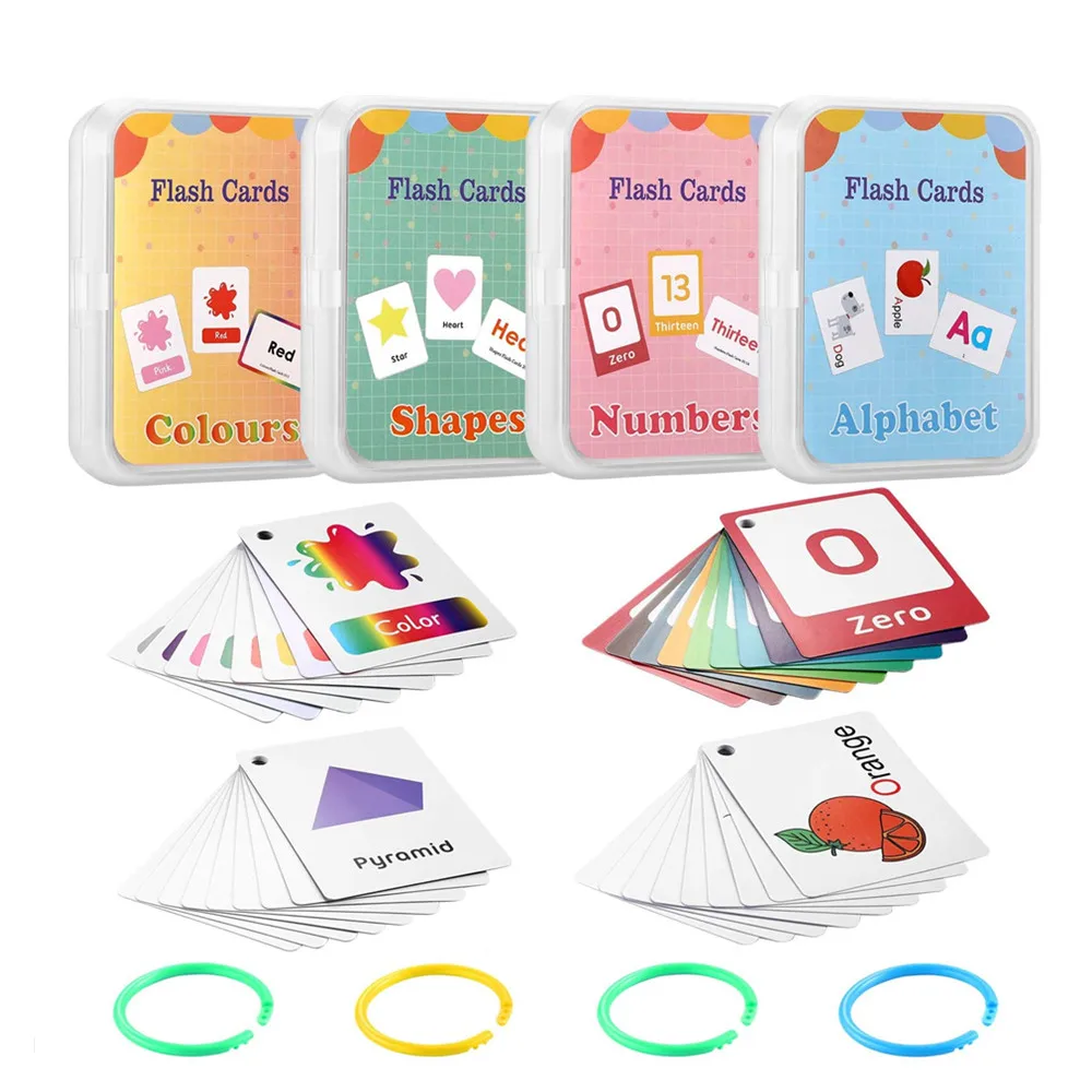 Play Play Montessori Baby Learn English Word Card Flashcards Cognitive Education - £23.29 GBP