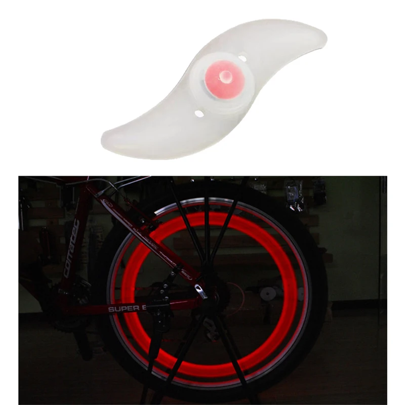 Bicycle Wheel Spoke Light 3 Mode LED Neon Waterproof Bike Safety Warning Light E - £28.65 GBP