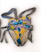 Sielle Swim Suit Two Piece Ladies Bikini Size 10 Multicolor Cruise Pool ... - £11.09 GBP