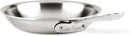 All-Clad D3 Stainless Steel 3-Ply Bonded 8 inch Fry-Pan with All-clad ov... - $98.16
