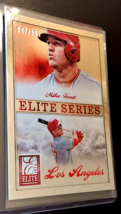 2014 Mike Trout numbered baseball card Elite Series #9 999 los angeles p... - £13.48 GBP