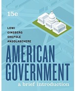 American Government: A Brief Introduction - £32.06 GBP