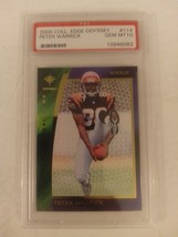 2000 Collector&#39;s Edge Odyssey Football #114 Peter Warrick RC Graded PSA Gem Mint - £22.42 GBP