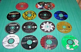 Lot of 15 VINTAGE PC Games - Loose - In Generic Cases - No Papers, etc. Untested - £19.65 GBP