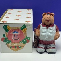 Mcswine Pig figurine chalkware sculpture state box Flambro Birdie golf g... - £31.15 GBP