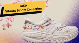 Hoka One Bondi L Vibrant Bloom Leather Running Walking Shoe Cushioned 9WNIB! - £207.56 GBP