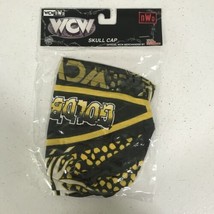 Bill Goldberg Wrestling Skull Cap Bandanna WCW NWO Vtg Yellow Black 1999 - £8.52 GBP