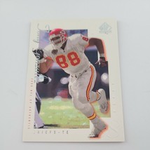 2000 Upper Deck Tony Gonzalez 42 SP Authentic Kansas City Chiefs Football Card - £2.09 GBP