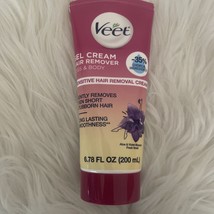 Veet Gel Cream Hair Removal Sensitive Aloe Violet Blossom 6.78 Oz Sealed New - £10.30 GBP