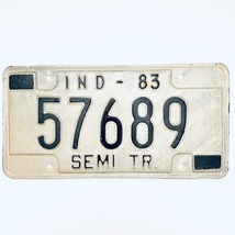1983 United States Indiana Trailer Semi License Plate 57689 - £13.23 GBP