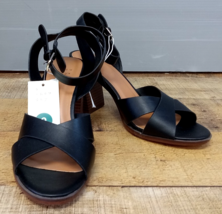 Women&#39;s Juniper Sandals - a New Day - Black - Size US 9.0 - $12.29
