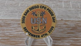 USN 2009 San Diego CPO Pride Day Not Self But Country Ceramic Challenge ... - $10.88