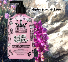 Hempz Hydration For Love Wild Orchid & Sweet Orange Moisturizer, Limited Edition image 2