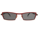 Anne et Valentin Sunglasses Frames BC 17 JAY Brown Red Rectangular 50-21... - £96.98 GBP