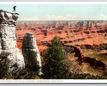 Grand Vista Punto Vista Grand Canyon Arizona Az Unp Fred Harvey Wb Carto... - £3.24 GBP