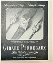 Girard Perregaux Fine Watches Since 1791 Distinguished -1948 Vintage Pri... - $7.44
