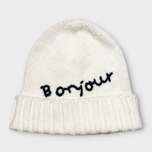 San Diego Hat Company cream/black “Bonjour” Beanie Winter Hat - $33.87