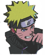 Anime Embroidery Pattern Naruto Ready - £3.99 GBP