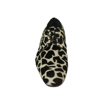 Men's GENIO Leopard Red Leather Sole Shoes Turkey 120195268 Black White image 2