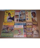 Vintage Sport Magazaine Lot of 6 from 1960s Hank Aaron, Willie Mays, Spa... - £22.85 GBP