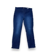 NYDJ Alina Pull On Ankle Jeans Womens Medium Dark Blue Wash Lift Tuck Tech Sz 8 - $22.28