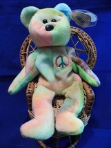 Ty Beanie Baby Peace NO# Tush, PVC Pellets MWMT Tag Prot. Errors Nice Mi... - $25.64