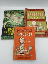 Lot (3) Pogo Books Walt Kelly First Printings So-So Incomplete Stepmother - £26.94 GBP