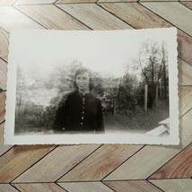 Beautiful Lady In Woods Over Double Exposure Signed Vintage Found Photo Original - £9.73 GBP