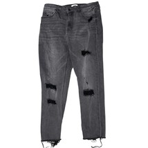 Ceros Womens 32 Sophia High Rise Crop Skinny Jeans Gray Distressed GTHCK... - $17.00