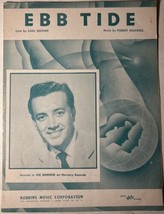 Ebb Tide Recorded By Vic Damone - Vintage 1953 Sheet Music - £7.45 GBP