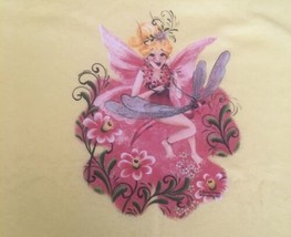 Kid’s T Shirt Pink Fairy Riding Dragonfly Youth Child&#39;s Children&#39;s Sm NW... - £7.52 GBP