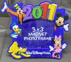 Disney Parks Walt Disney World 2011 Magnetic Photo Frame 3”x3” - $16.82