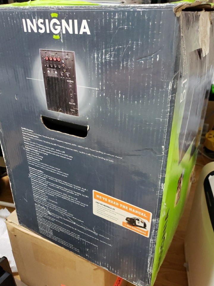 Insignia 5.1 Home Theater Speaker System NS-HT51 - Full Set - All Part Working Item image 3