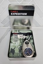 RARE NOS TIMEX Expedition Indiglo Clip On Pocket Belt Watch Compass Hiki... - $64.30