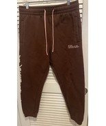 Sweatpants Jogger Pants Size L Shoe Palace Mohammed Ali Brown - $41.01 CAD