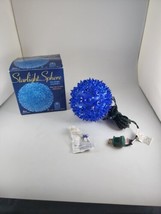 GKI/Bethlehem Lighting 6” Blue Hang Starlight Sphere Christmas Decor, Party Dec - £19.71 GBP