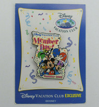 Disney 2003 LE Disney Vacation Club Member Day With Mickey &amp; His Pals Pi... - $17.05