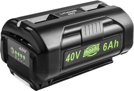 New Upgraded 6000Ah 40V Battery Replacement For Ryobi Op4015, Op40201, Op4026, - £59.14 GBP