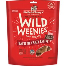 Stella And Chewys Dog Freeze-Dried Weenie Bacon 3oz. - £14.20 GBP