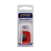 Horseshoe Alnico Magnet 1.18&quot; W 10-lb Pull Red w/Keeper - Magnet Source ... - $11.87