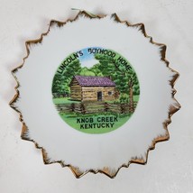 Vintage Lincoln&#39;s Boyhood Home Knob Creek Kentucky Collector Plate Ceram... - $16.83