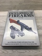 New Illustrated Encyclopedia of Firearms by Ian V. Hogg Hardcover Book Gun VG - £11.62 GBP