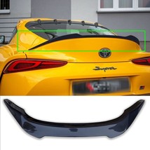 For 2020-2022 Toyota Supra A90 Real Carbon Fiber Trunk Spoiler Wing Lip ... - £160.87 GBP