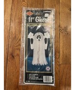 New Vintage 80s Beistle GHOST Honeycomb Tissue Paper Halloween Centerpie... - $11.87