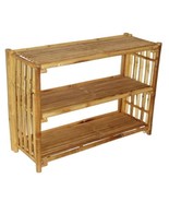 Bamboo 36&quot; 3 Shelf Rack Tiki Patio Deck or Indoor Storage Rack - $204.43 CAD