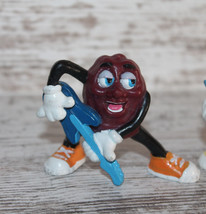 Vintage Collectable 80s Hardees California Raisins Figures Lot of 5 1987 1988 - £7.94 GBP