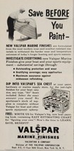 1954 Print Ad Valspar Marine Finishes for Boats Made in New York,NY - £7.33 GBP