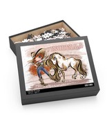 Puzzle, Howdy, Cowgirl and Horse, Red Curly Hair, Brown Eyes, (120, 252,... - £19.65 GBP+